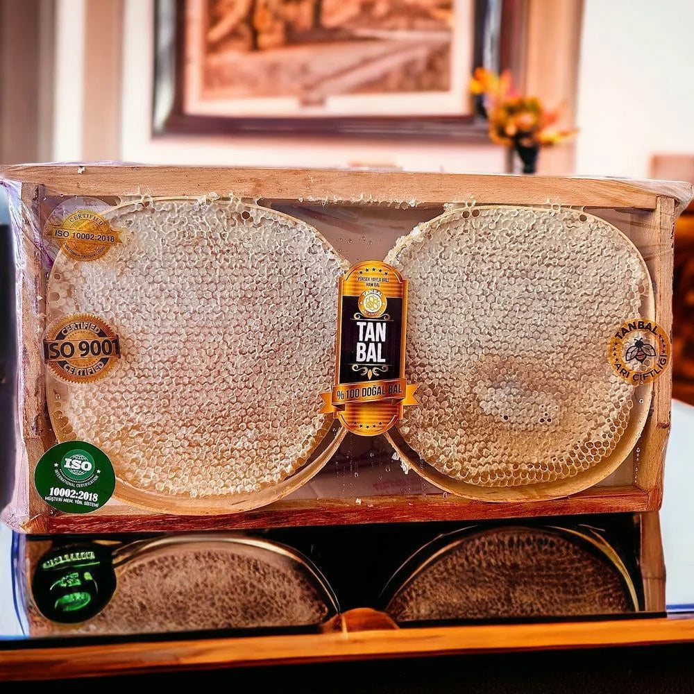 Tanbal Organik Karakovan Çerçeve Balı %100 Mumsuz