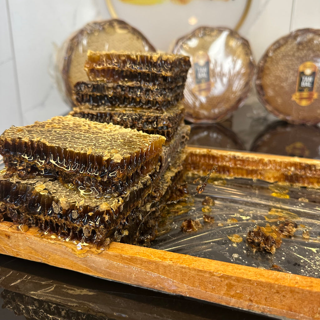 Tanbal Siyah Seri Yoğun Polenli Petek Bal