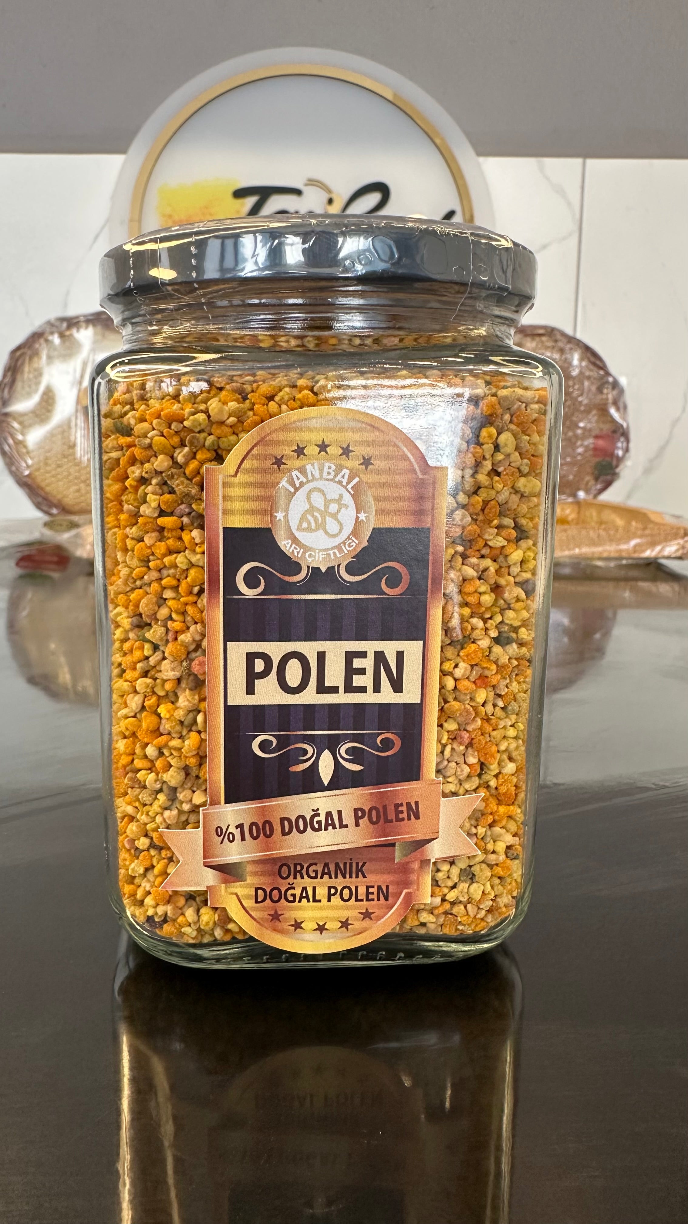 Tanbal Organik Arı Poleni 500 GR Cam Kavanoz