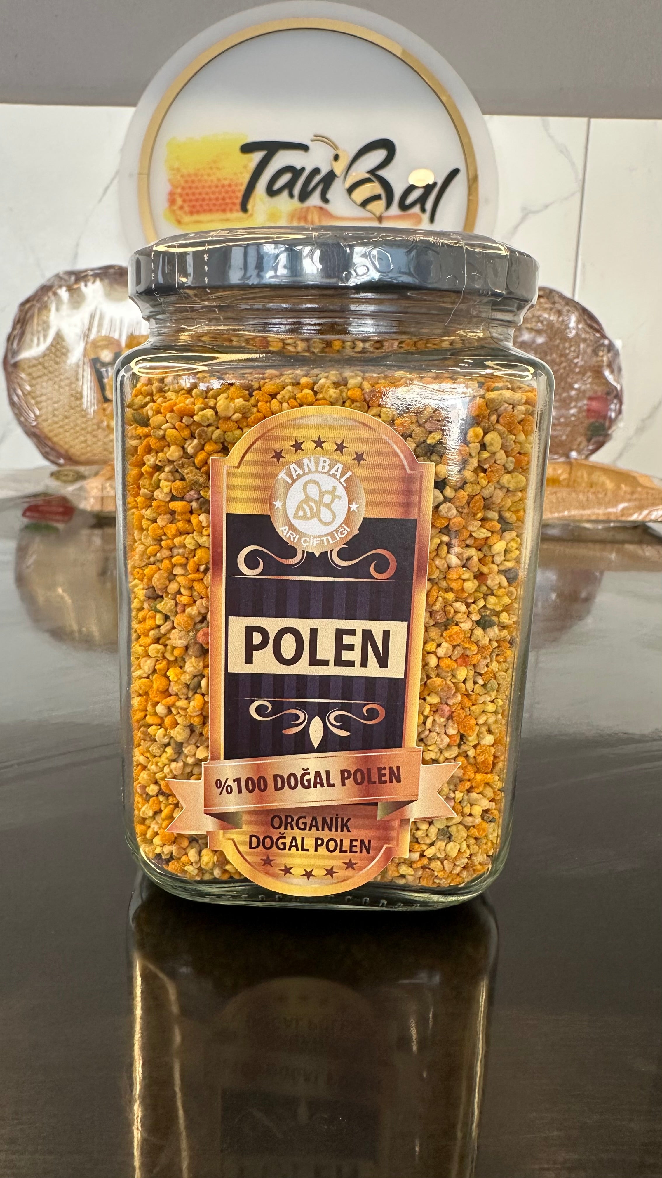 Tanbal Organik Arı Poleni 500 GR Cam Kavanoz