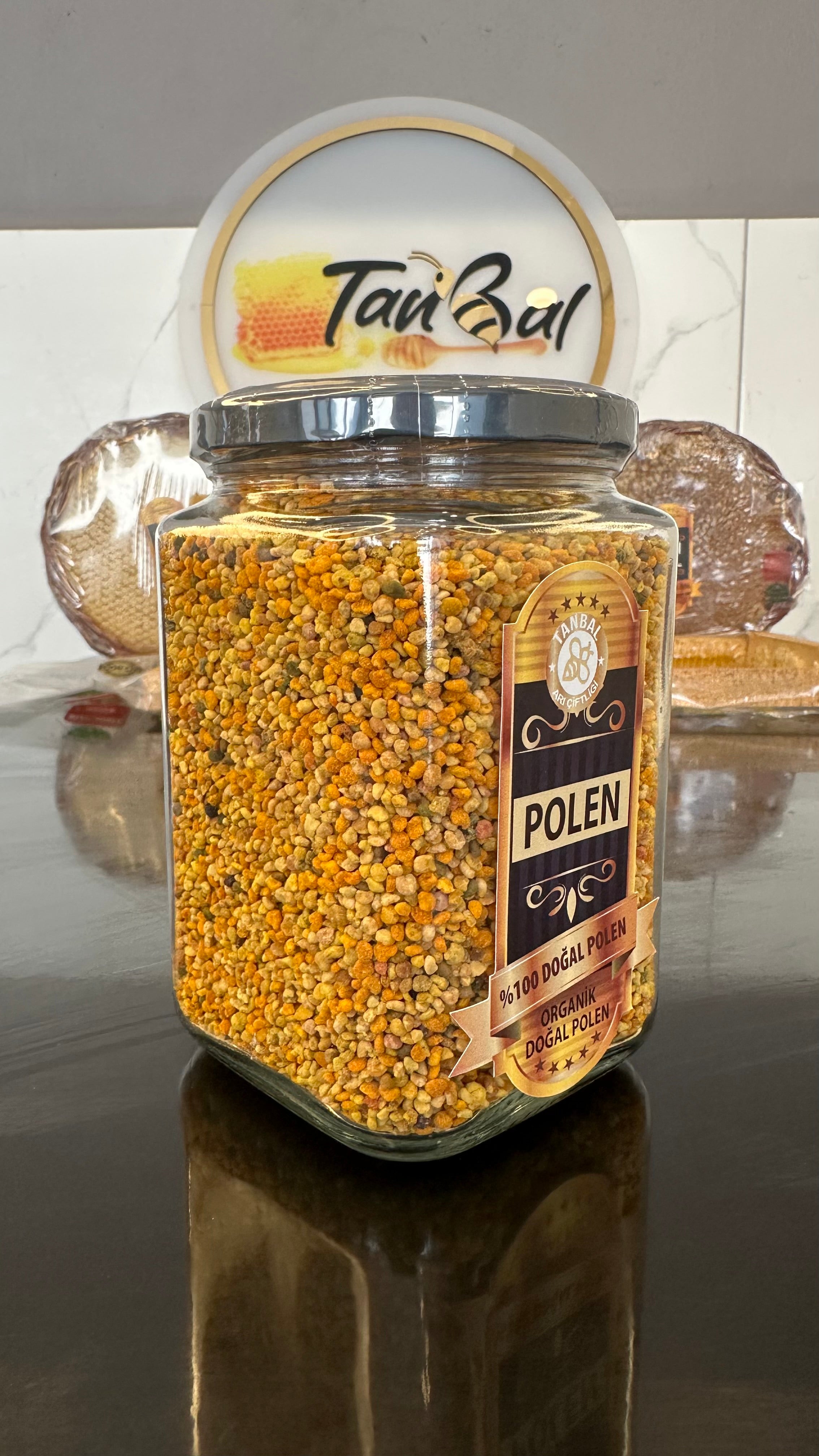 Tanbal Organik Arı Poleni 500 GR Cam Kavanoz