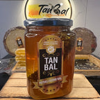 Tanbal Petekli Süzme Bal 1 KG Cam Kavanoz