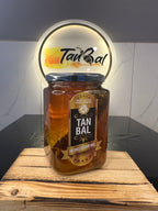 Tanbal Petekli Süzme Bal 1 KG Cam Kavanoz