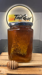 Tanbal Petekli Süzme Bal 1 KG Cam Kavanoz
