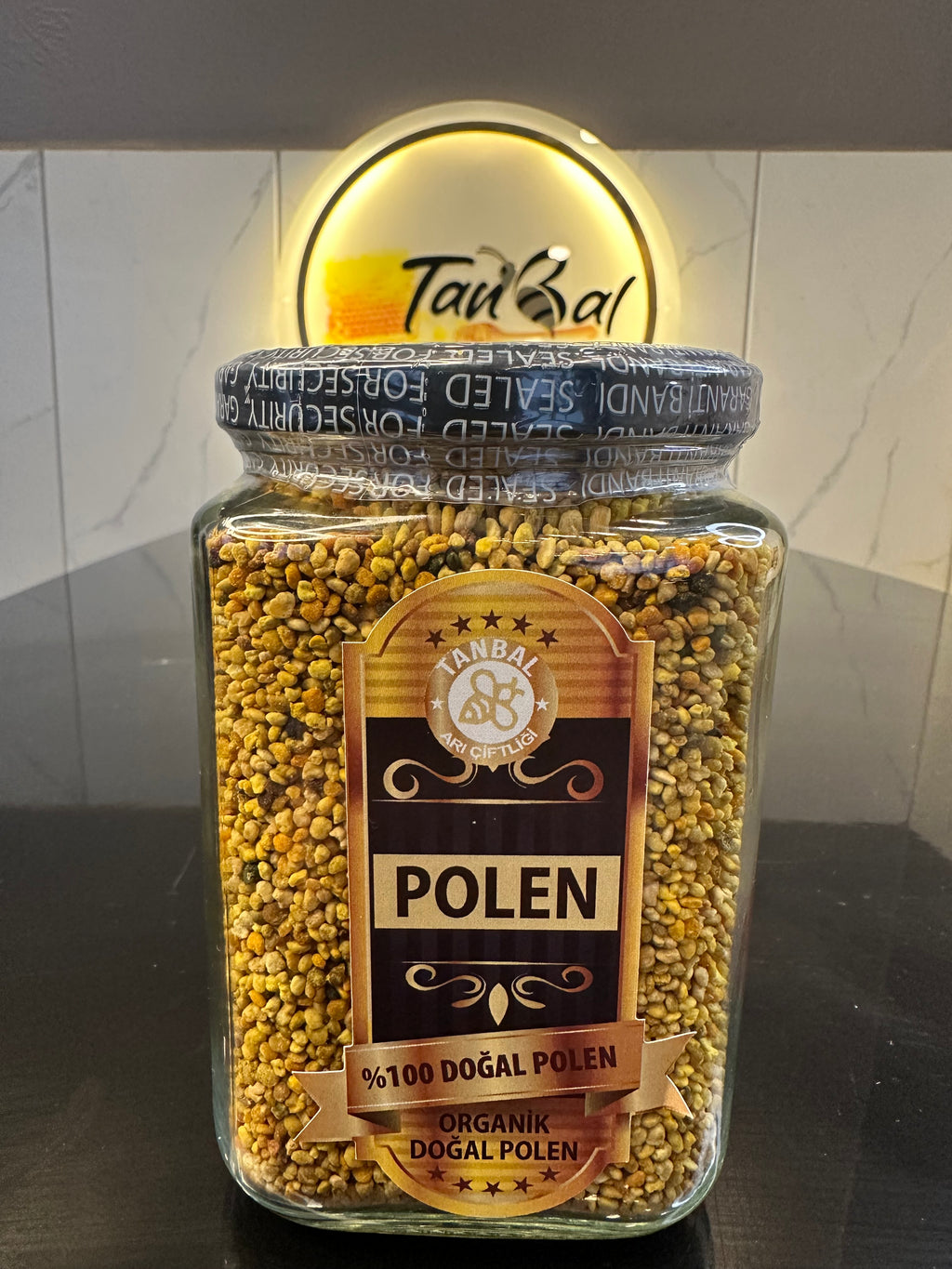 Tanbal Organik Arı Poleni 500 GR Cam Kavanoz
