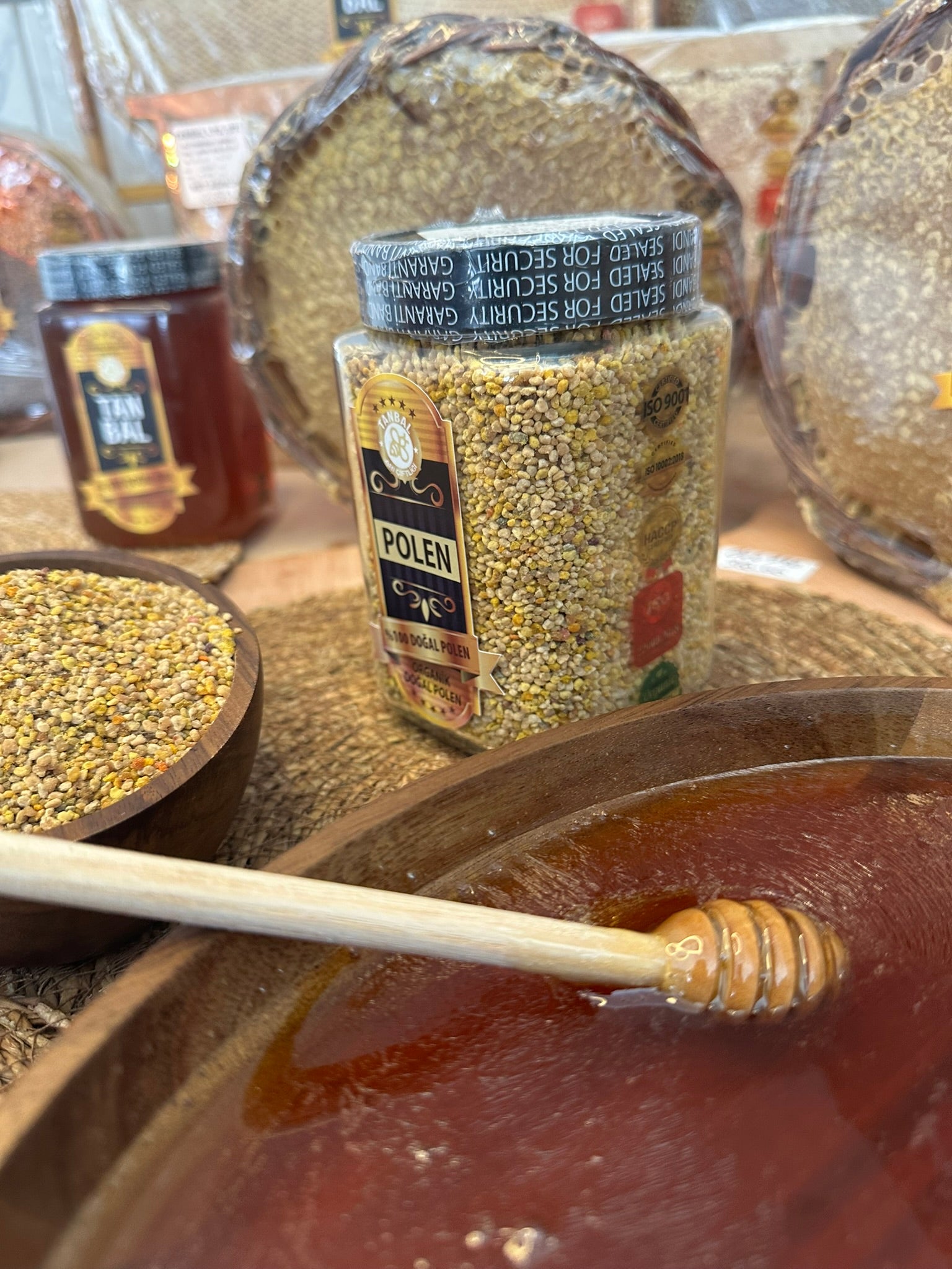 Tanbal Organik Arı Poleni 500 GR Cam Kavanoz