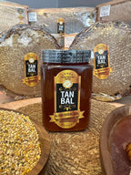Tanbal Organik Süzme Bal 1 KG Cam Kavanoz