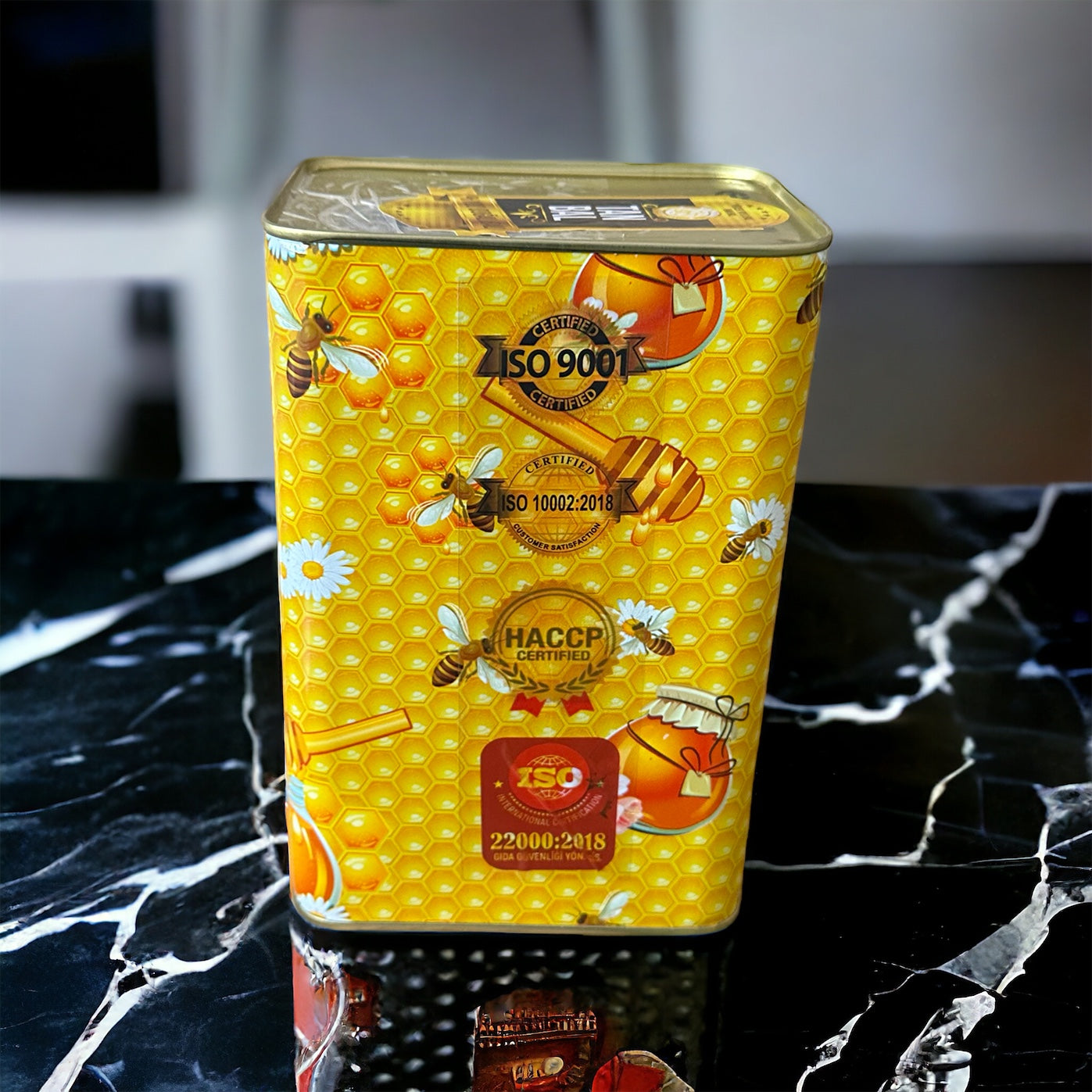 Tanbal Organik Süzme Bal 5 KG Teneke (Mutfak Boy)