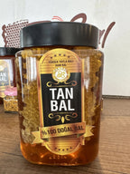 Tanbal Petekli Süzme Bal 1 KG Cam Kavanoz