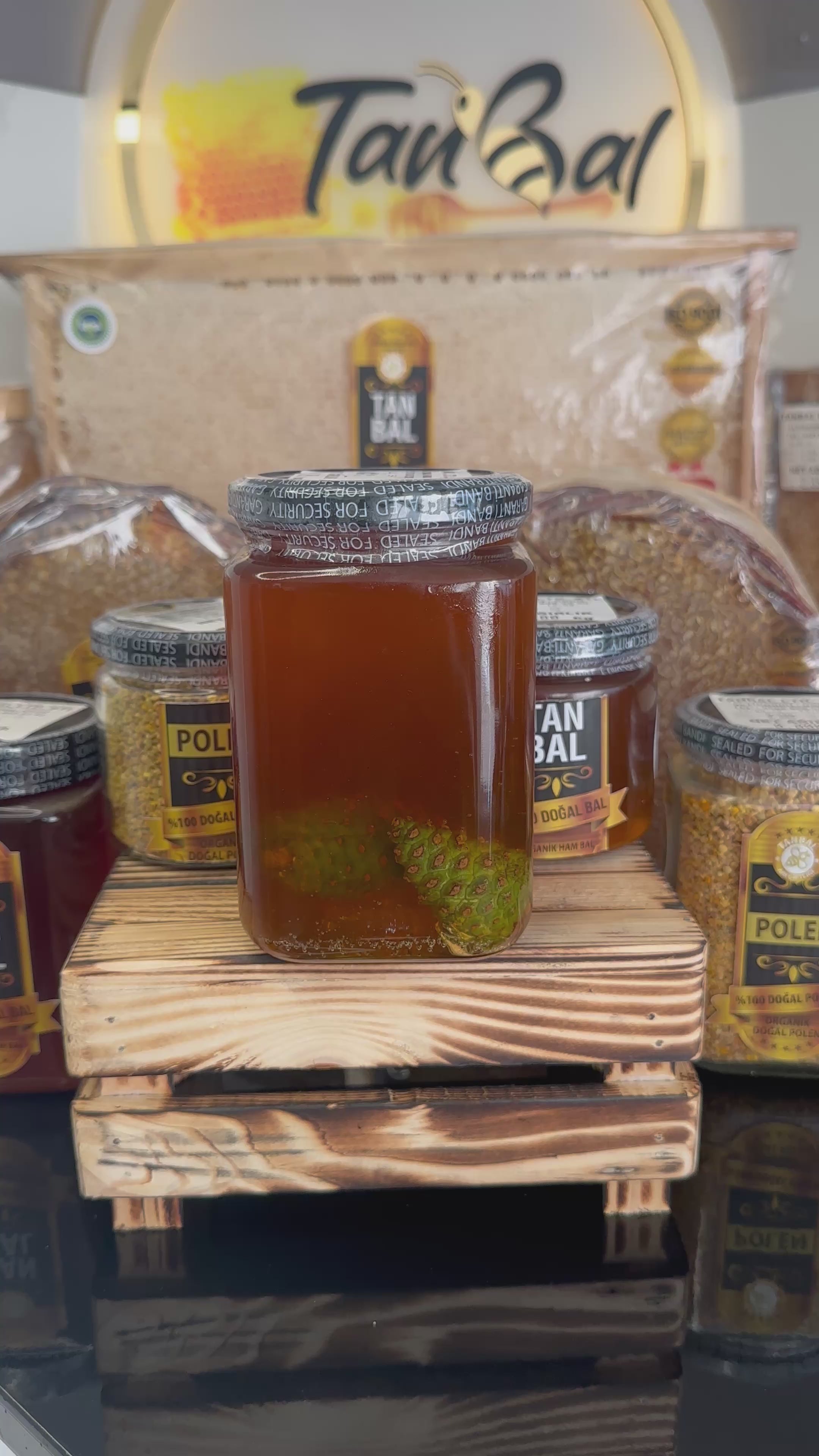 Tanbal Çam Kozalaklı Süzme Bal (1.2 KG)