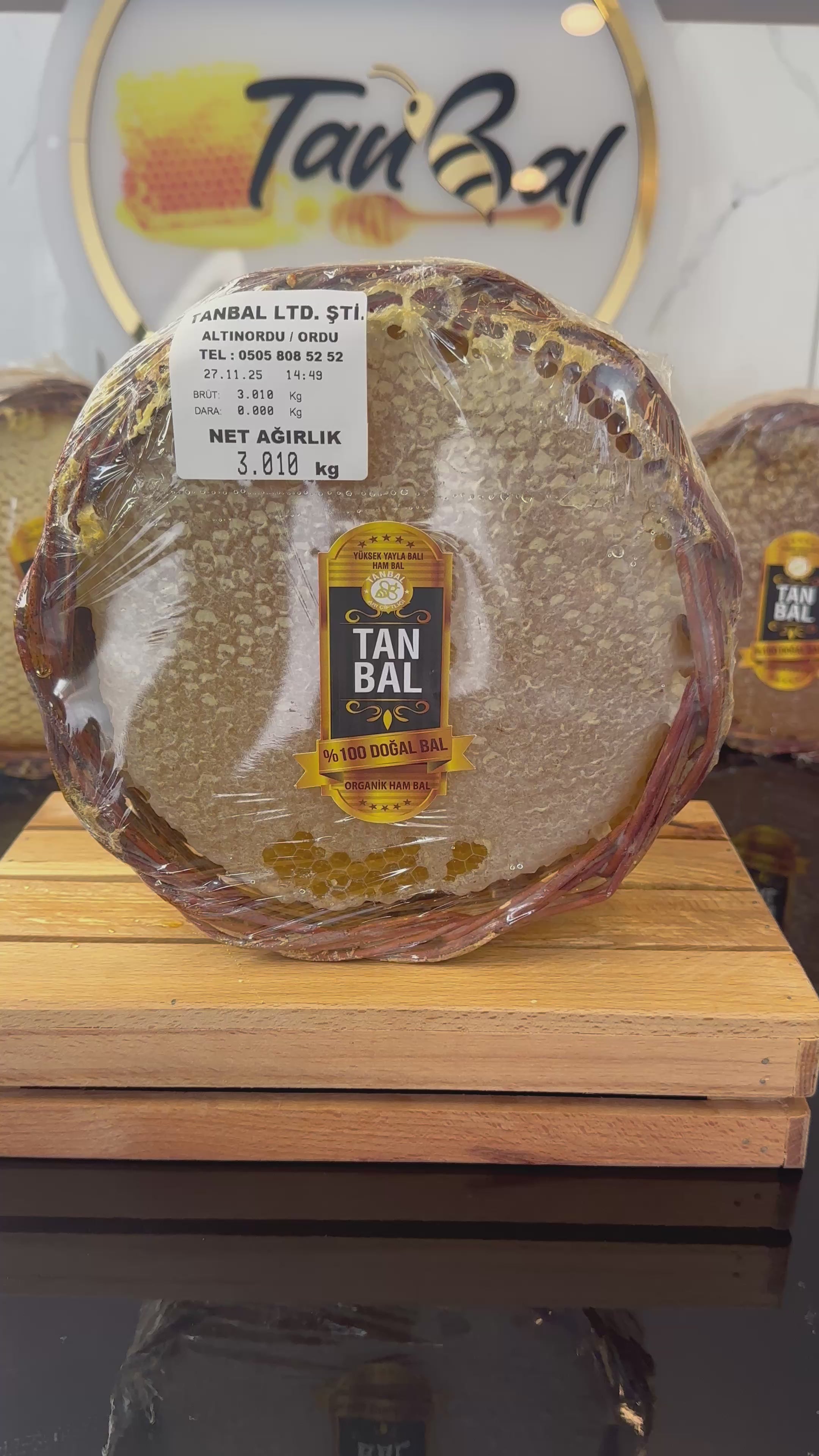 Tanbal Organik Karakovan Sepet Balı