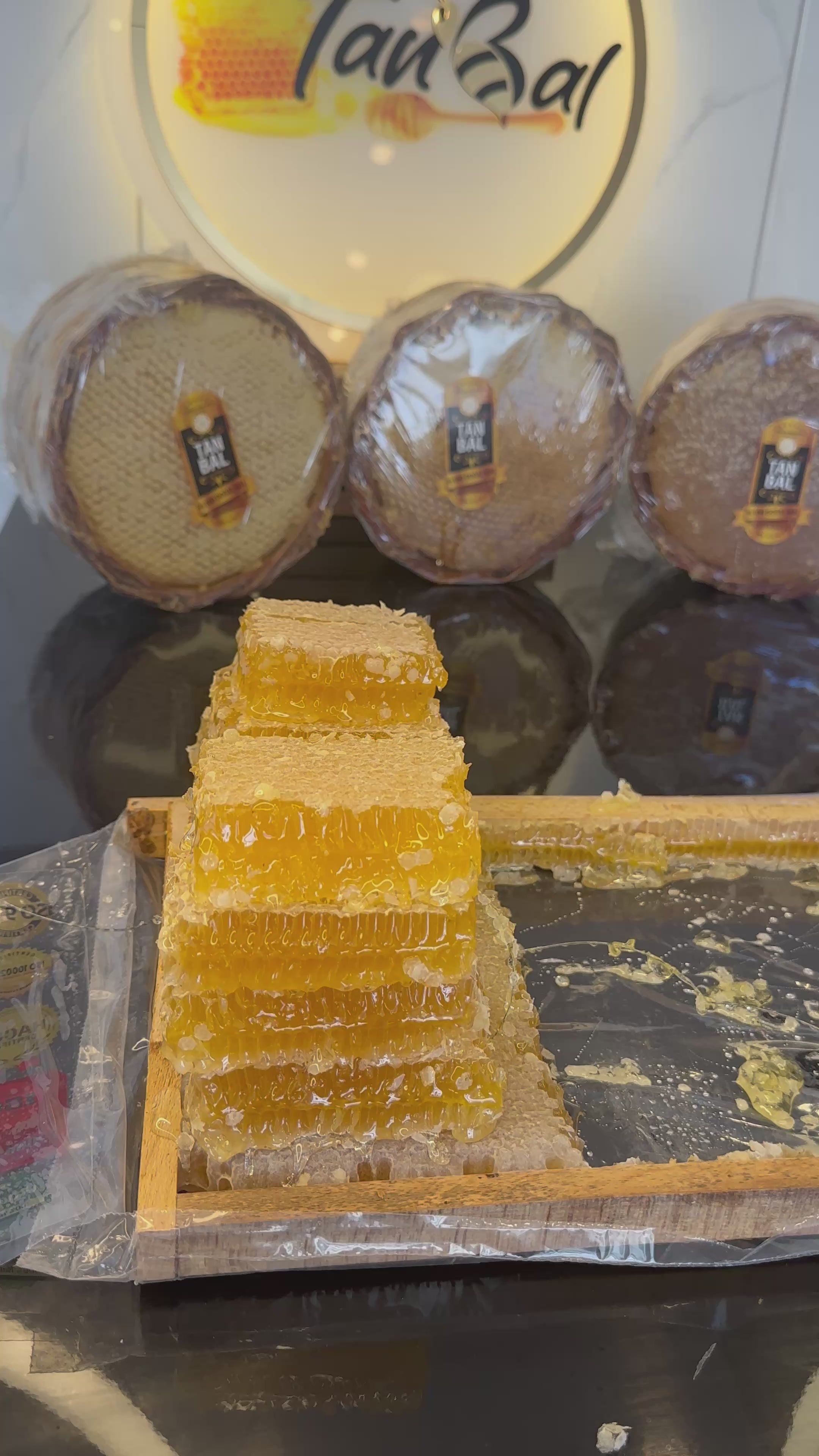 Tanbal Sarı Seri Gurme Petekli Bal